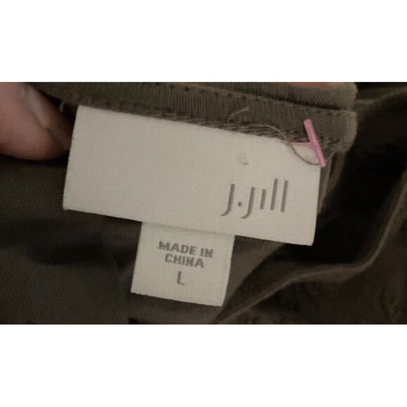 J. Jill Tunic Top Women’s Large. Olive Green. LTOP859 - Picture 4 of 5